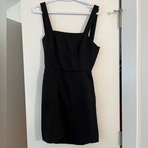 ARITZIA Black Dress With Tie Back US4